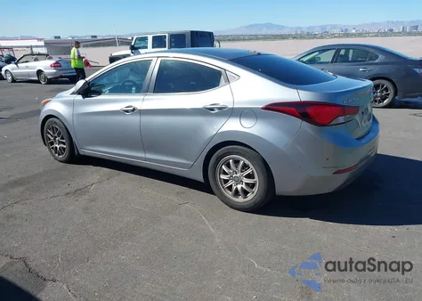 2016 Hyundai Elantra Se z USA, uszkodzony, nr VIN 5NPDH4AE0GH658216